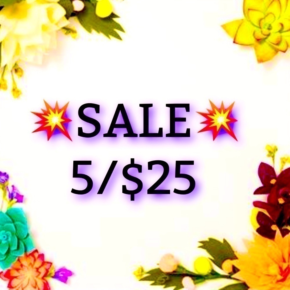 5 for $25! SALE! - Picture 2 of 2